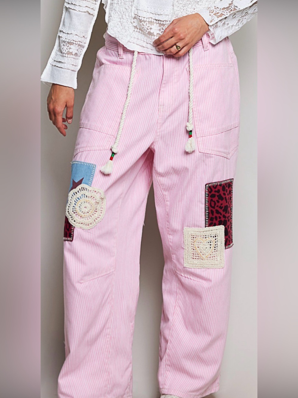 Pol patchwork pant 🌟